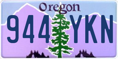 OR license plate 944YKN