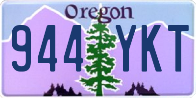 OR license plate 944YKT