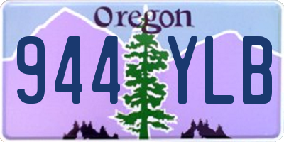 OR license plate 944YLB