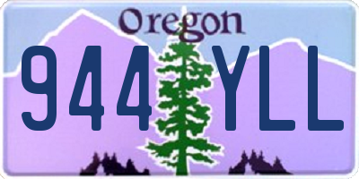 OR license plate 944YLL
