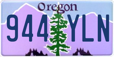 OR license plate 944YLN