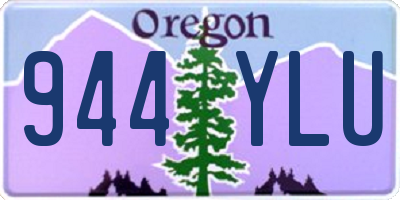 OR license plate 944YLU
