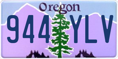 OR license plate 944YLV