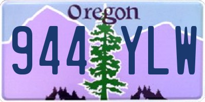 OR license plate 944YLW