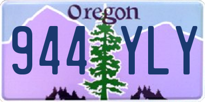 OR license plate 944YLY
