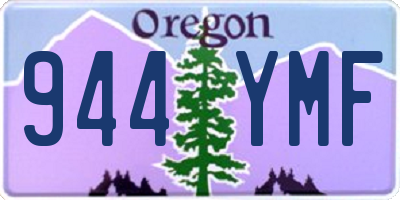 OR license plate 944YMF