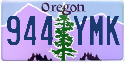 OR license plate 944YMK