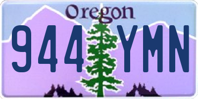 OR license plate 944YMN