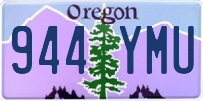 OR license plate 944YMU