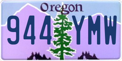 OR license plate 944YMW