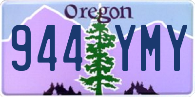OR license plate 944YMY