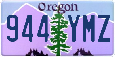 OR license plate 944YMZ