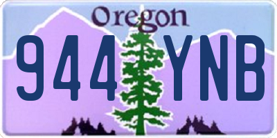 OR license plate 944YNB