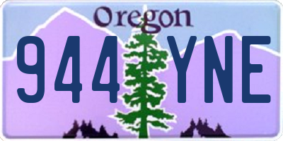 OR license plate 944YNE