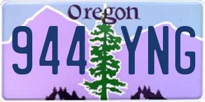OR license plate 944YNG