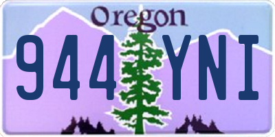 OR license plate 944YNI