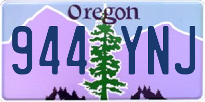 OR license plate 944YNJ