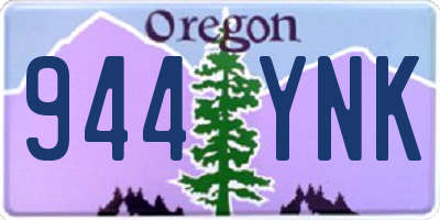 OR license plate 944YNK