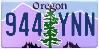 OR license plate 944YNN