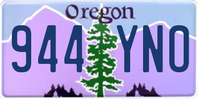 OR license plate 944YNO