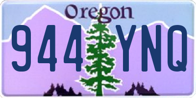 OR license plate 944YNQ