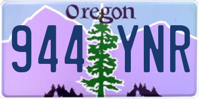 OR license plate 944YNR