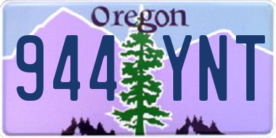 OR license plate 944YNT