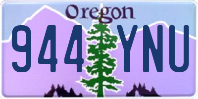 OR license plate 944YNU