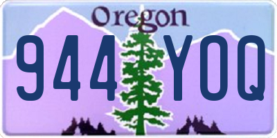 OR license plate 944YOQ