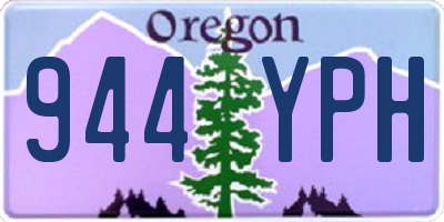 OR license plate 944YPH