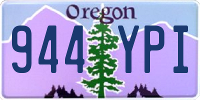 OR license plate 944YPI