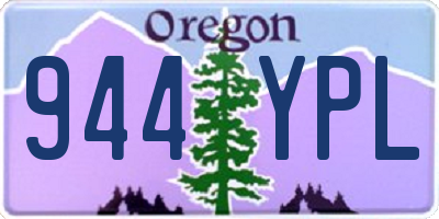 OR license plate 944YPL