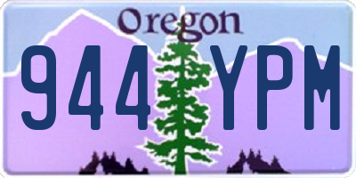 OR license plate 944YPM
