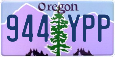 OR license plate 944YPP