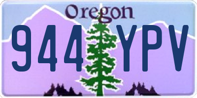 OR license plate 944YPV