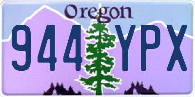 OR license plate 944YPX