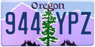 OR license plate 944YPZ