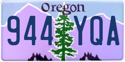 OR license plate 944YQA