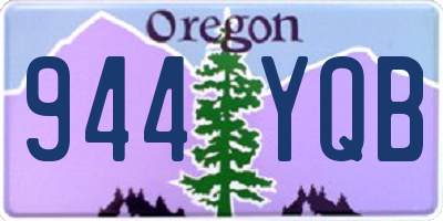 OR license plate 944YQB