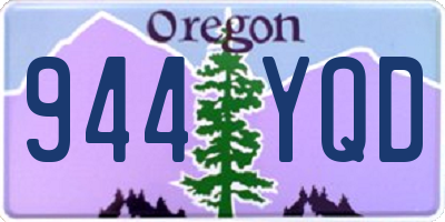 OR license plate 944YQD