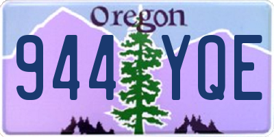 OR license plate 944YQE
