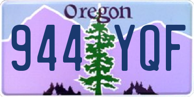 OR license plate 944YQF