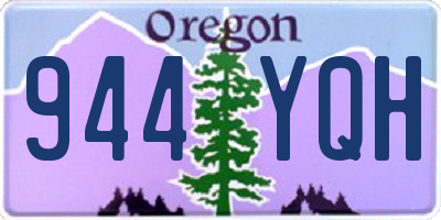 OR license plate 944YQH
