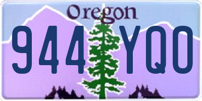 OR license plate 944YQO