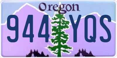 OR license plate 944YQS