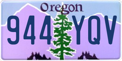 OR license plate 944YQV