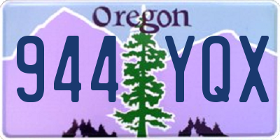 OR license plate 944YQX
