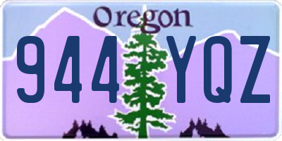 OR license plate 944YQZ