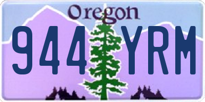 OR license plate 944YRM