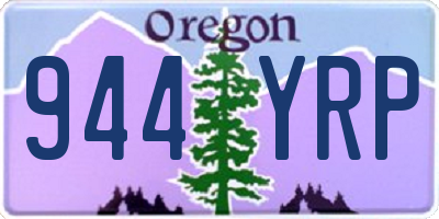 OR license plate 944YRP